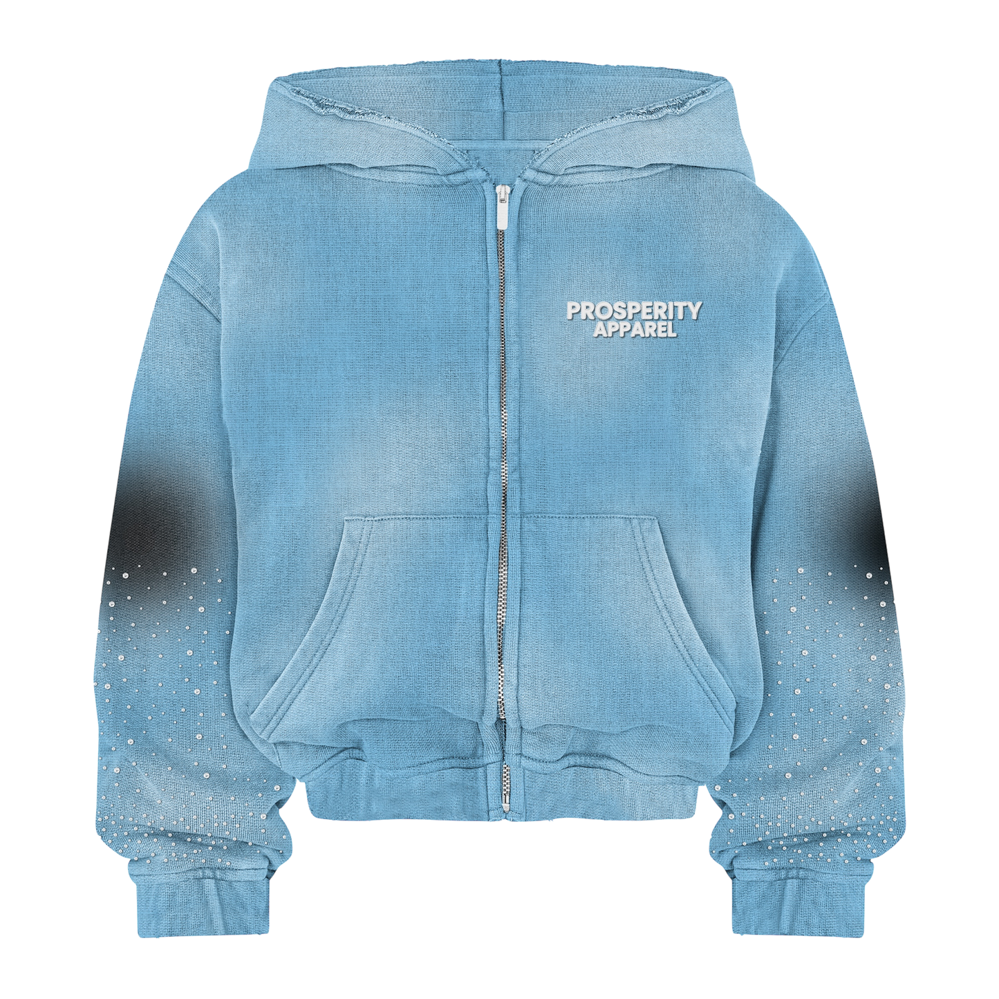 Rhinestone Zip Ups
