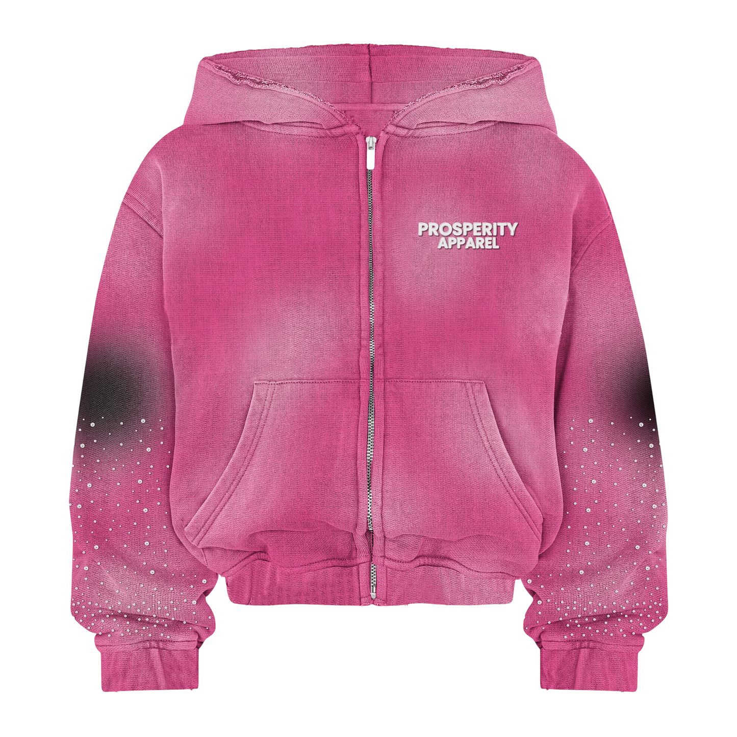 Rhinestone Zip Ups